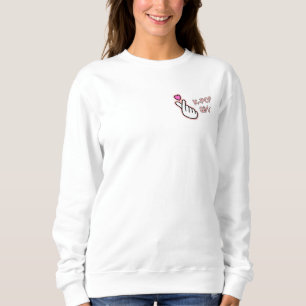 Kläder för t-shirt-kläder k-pop-girly logotyp t shirt