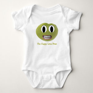 Kläder för ungar för lyckligLima böna Tee Shirt