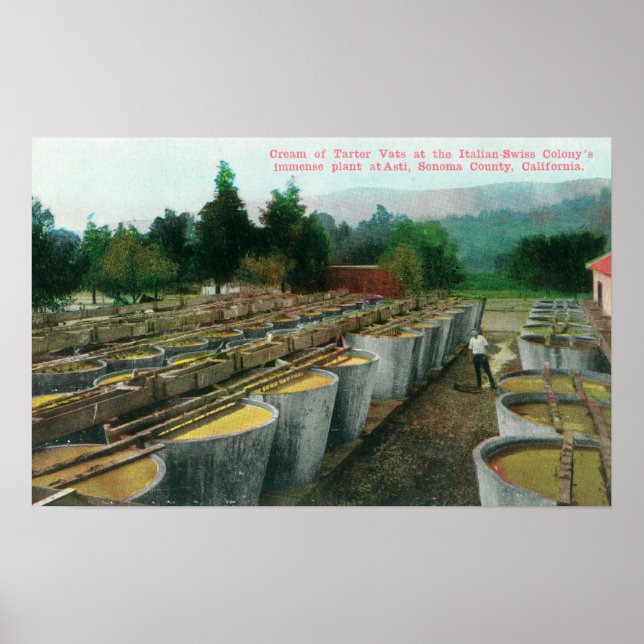 Kläder från Tartar Vats View på italienska-Swiss C Poster (Framsidan)