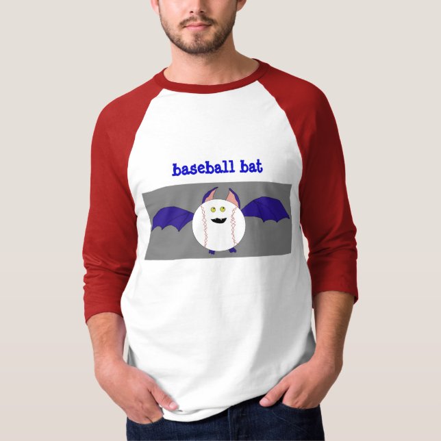 Kläder från Vampire Baseball Fladdermus T Shirt (Framsida)