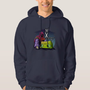 Kläder från vax, old school, hip hop, överst hoodie
