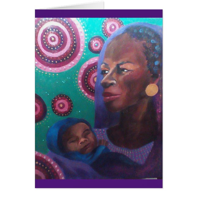 Kläder i Lila Notecard OBS Kort (Framsidan)