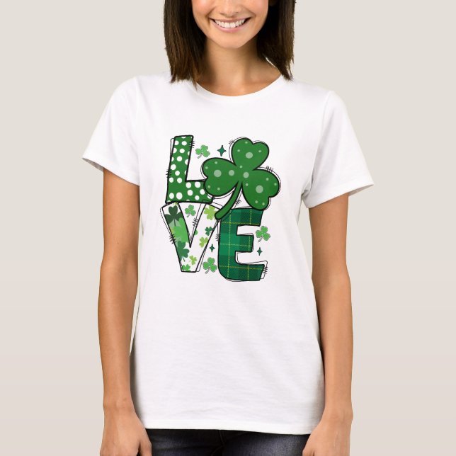 Kläder med irländskt tema t shirt (Framsida)