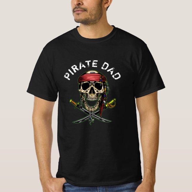 Kläder med pirat som tema t shirt (Framsida)