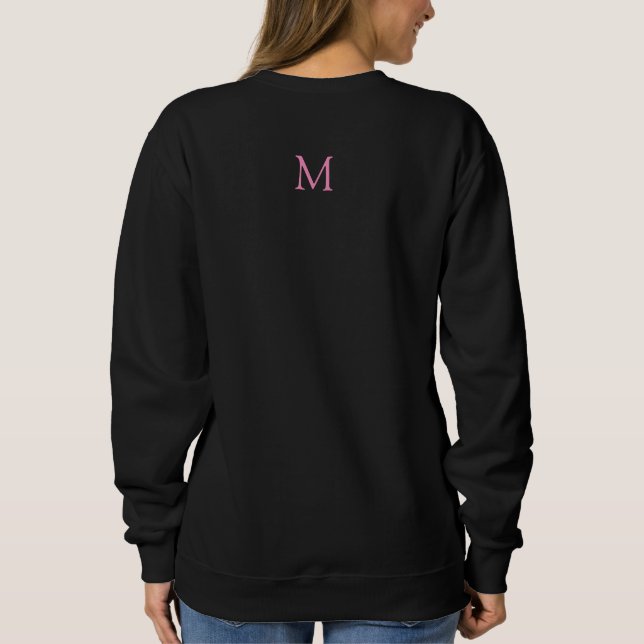 Kläder, monogrammad mall Kvinnor T Shirt (Baksida)