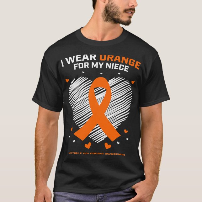 Kläder och kläder Niece Många Sclerosis Aw T Shirt (Framsida)