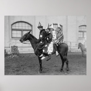 Kläder på häst poster