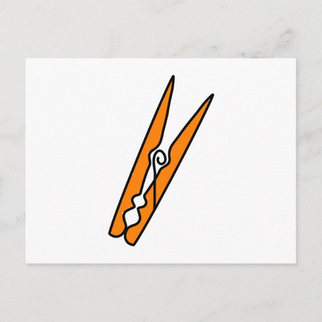 Kläder Peg Vykort (Framsida)