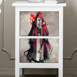 Kläder | Red Witch med Mörk Evil Gothic Shadows