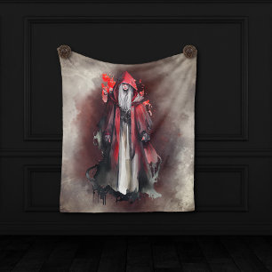 Kläder   Red Witch med Mörk Evil Gothic Shadows Fleecefilt