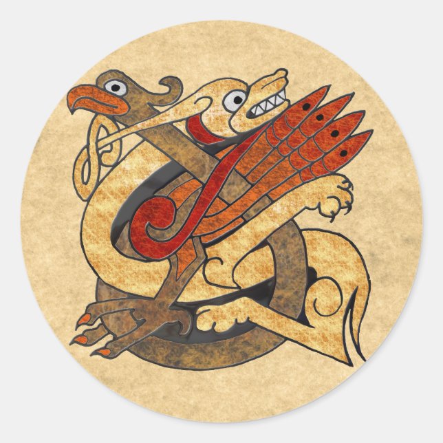 Kläder Runt Klistermärke (Framsida)