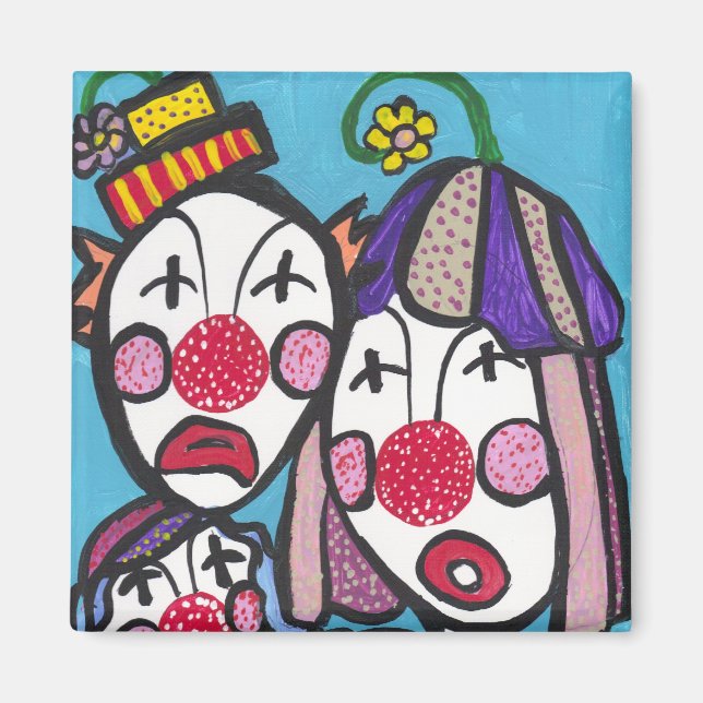 Kläder runt magnet (Framsidan)