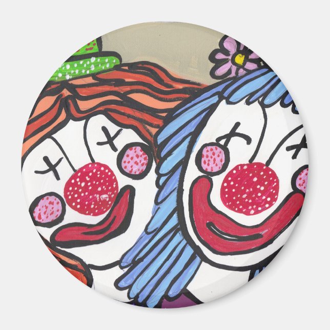 Kläder runt magnet (Framsidan)