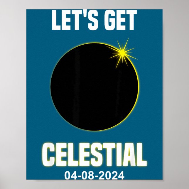 Kläder Solförmörkelse Celestiel Total Sol Poster (Framsidan)