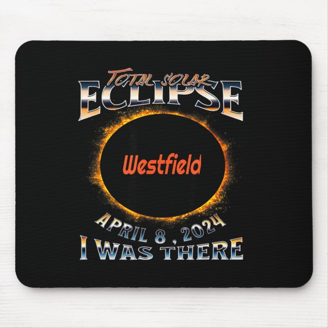 Kläder Solförmörkelse Westfield Indiana Där Musmatta (Framsidan)