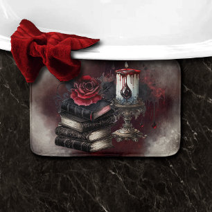 Kläder Spellbook Tomes och Skullljus Badrumsmatta