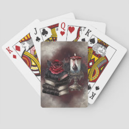 Kläder | Spellbook Tomes och Skullljus Casinokort
