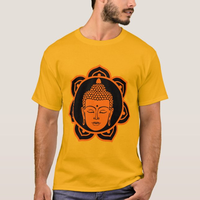 Kläderapparat för buddistisk konfektion t shirt (Framsida)