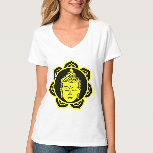 Kläderapparat för buddistisk konfektion t shirt (Framsida)