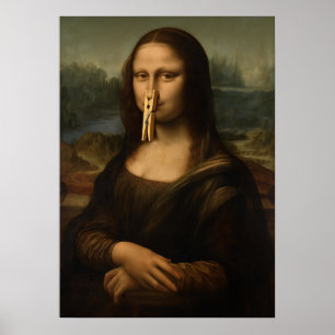 Klädhängare Mona Lisa Poster