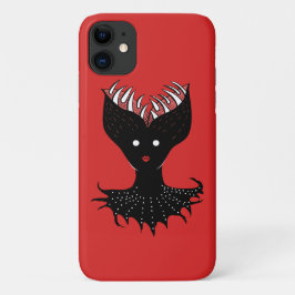 Klädjande demon Girl Mörk Gothic Character med tju