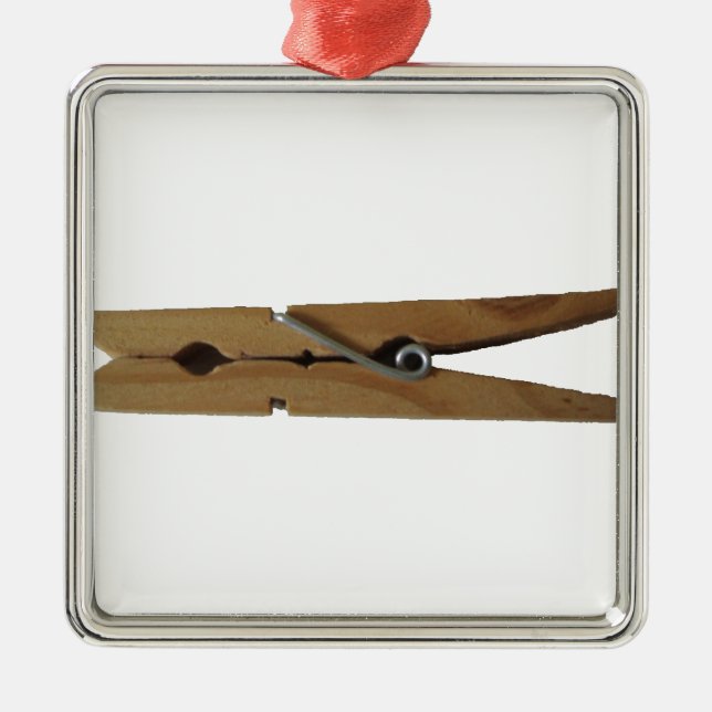 Klädnypa Julgransprydnad Metall (Framsidan)