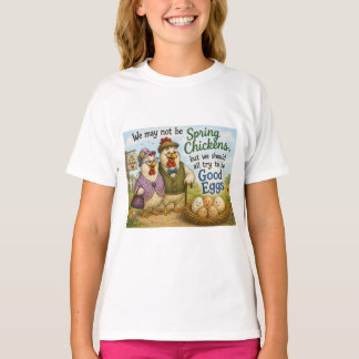 Klädshirt - vi kanske inte är vårkycklingar … t shirt