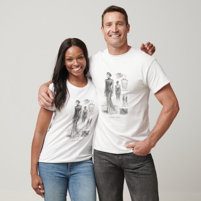 Klädskiss Grafisk T-Shirt (Unisex)