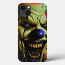 Klädsklädaktig clown iPhone 13 fodral