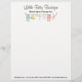 Klädstreck för babykläder Spädbarnssömnad Butik Brevhuvud