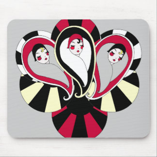 KlaffPaisley art déco inspirerade Mousepad Musmatta