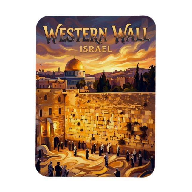 Klagemuren Israel Magnet (Vertikal)