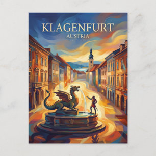 Klagenfurt Österrike Vykort