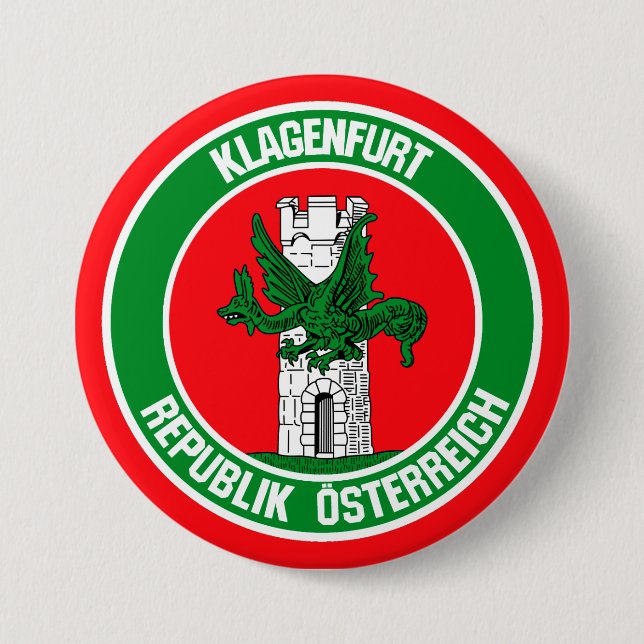 Klagenfurt Round Emblem Knapp (Framsida)