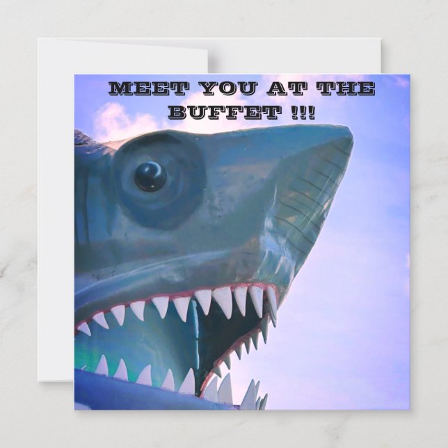 KLAGOMÅENDEPARTMENT SHARK CRUISE DOOR MAGNET (Framsida)