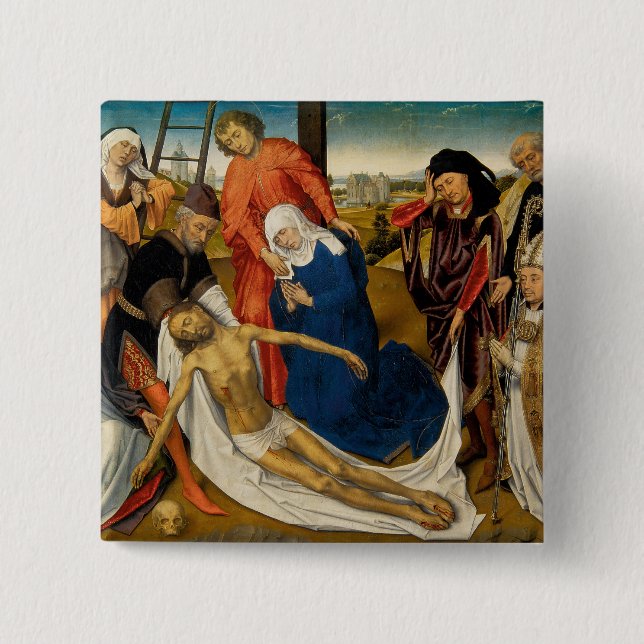 Klagovisa över den döda Kristus, C. 1460-1464 Knapp (Framsida)