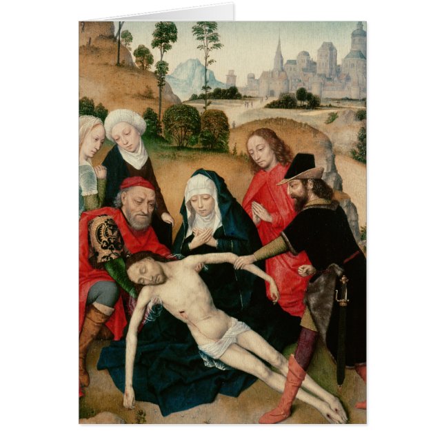 Klagovisan, 1470s hälsningskort (Framsidan)