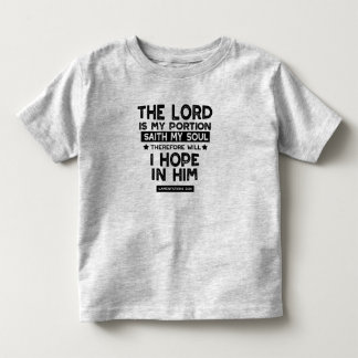 Klagovisor 3:24 Herren är min del Citat T Shirt