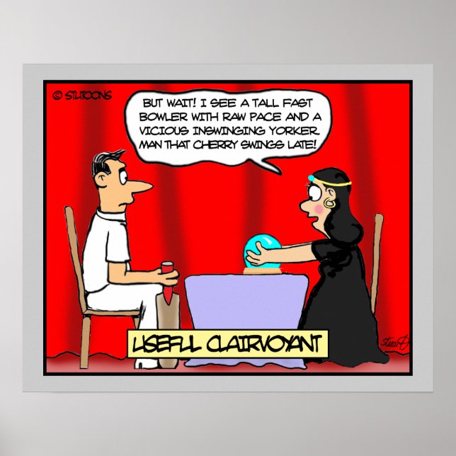 Klairvoyant for Cricketers Poster (Framsidan)