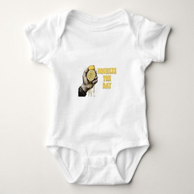 Kläm Dagen Citron Puns T Shirt (Framsida)