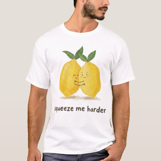 kläm mig hårdare t shirt (Framsida)