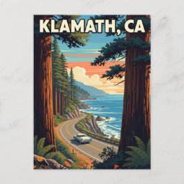 Klamath California Travel Vykort