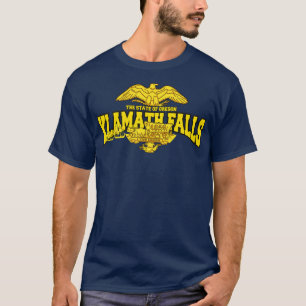 Klamath Falls delstaten Oregon-gåvan T Shirt