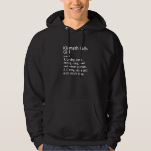 KLAMATH FALLS GIRL ELLER OREGON Funny City Roots Hoodie