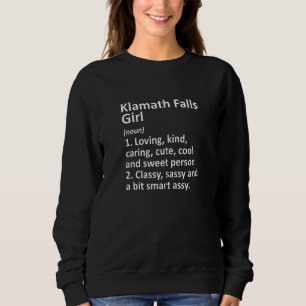 KLAMATH FALLS GIRL ELLER OREGON Funny City Roots T Shirt