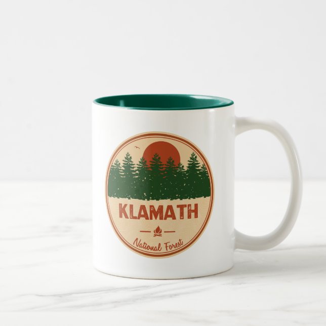 Klamath National Forest Två-Tonad Mugg (Höger)