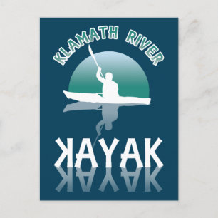 Klamath River California - Kayak Vykort