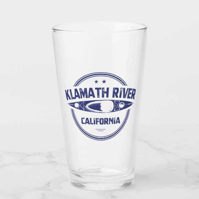 Klamath River, Kalifornien Glaskopp (Framsida)