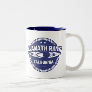 Klamath River, Kalifornien Två-Tonad Mugg