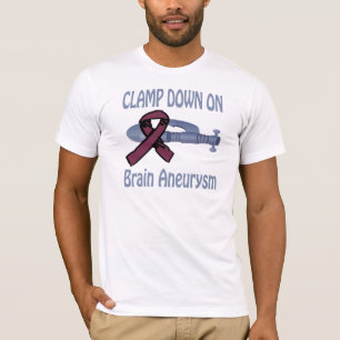 Klämma fast besegrar på Hjärna-Aneurysmen skjor T Shirt